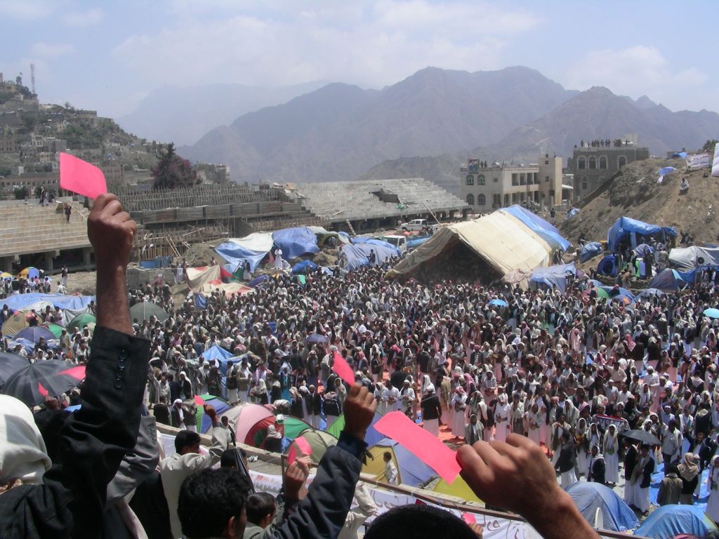 الشعب - صور من ساحة الحرية محافظة حجة اعتصام | ثورة الشعب اليمني Jpg?w=300&h=225